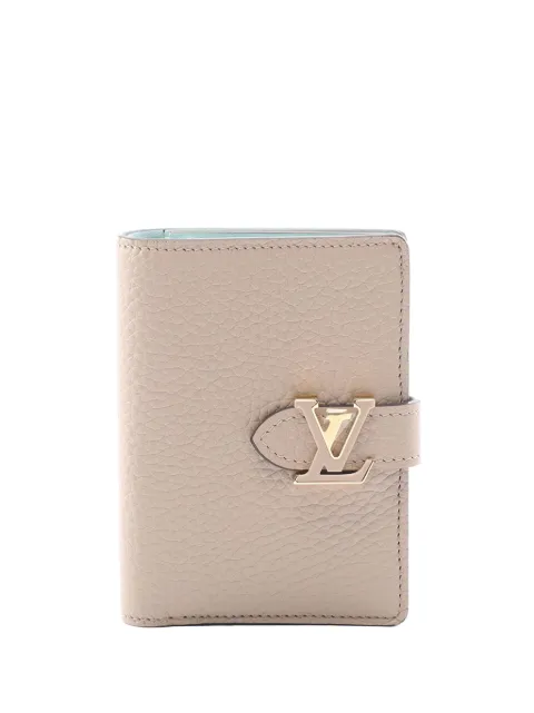 Louis Vuitton Pre-Owned 2021-2025 Taurillon LV Vertical Compact Wallet small wallets