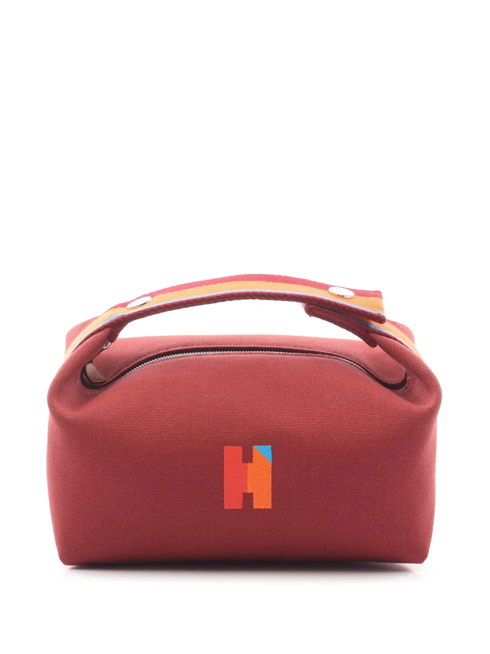 Hermès Pre-Owned 2010-2025 Small Toile Bride A Brac Case handbag - Marrone