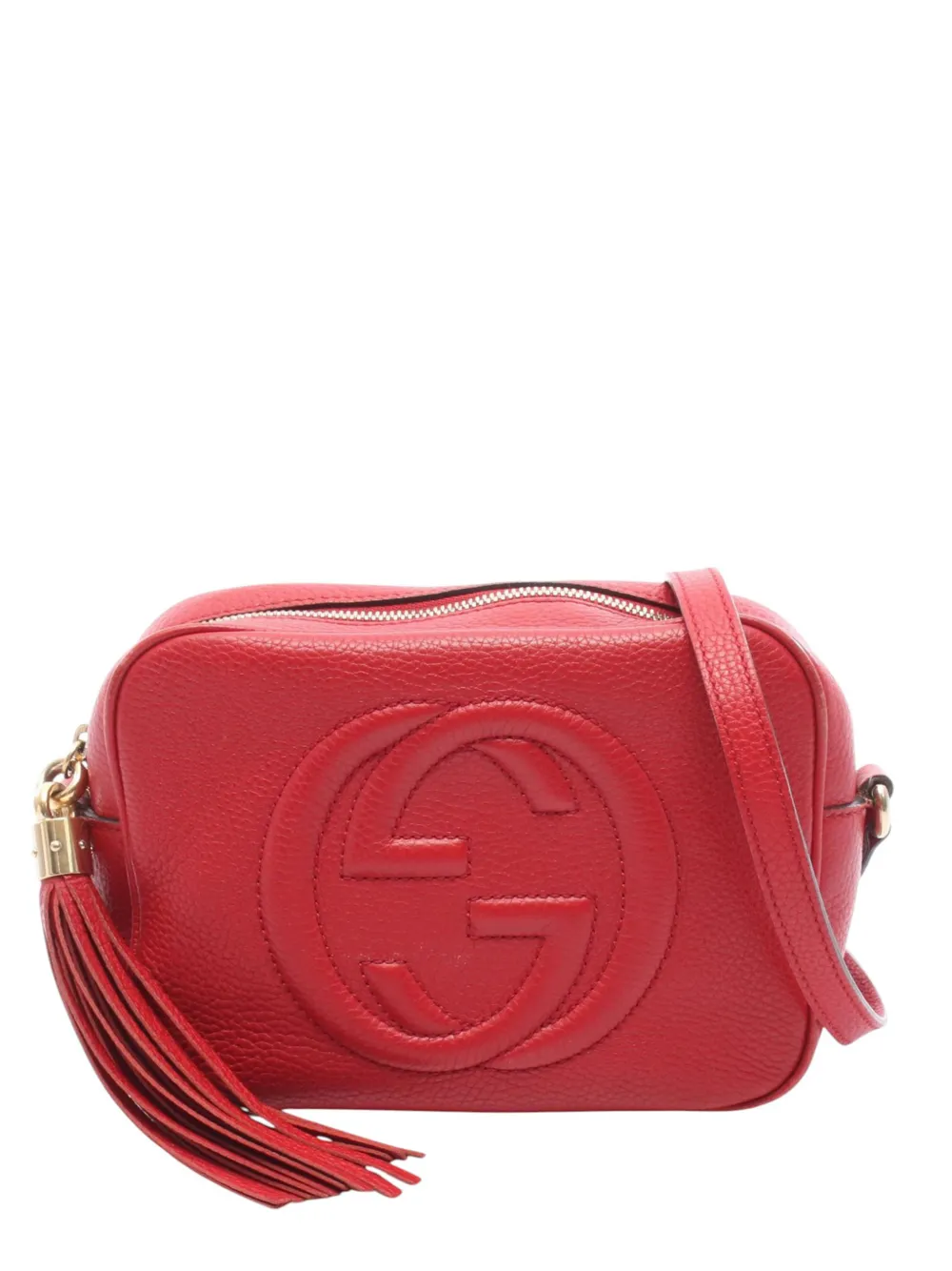 Gucci Pre-Owned Borsa a tracolla Soho Disco in pelle 2016-2025 - Rosso