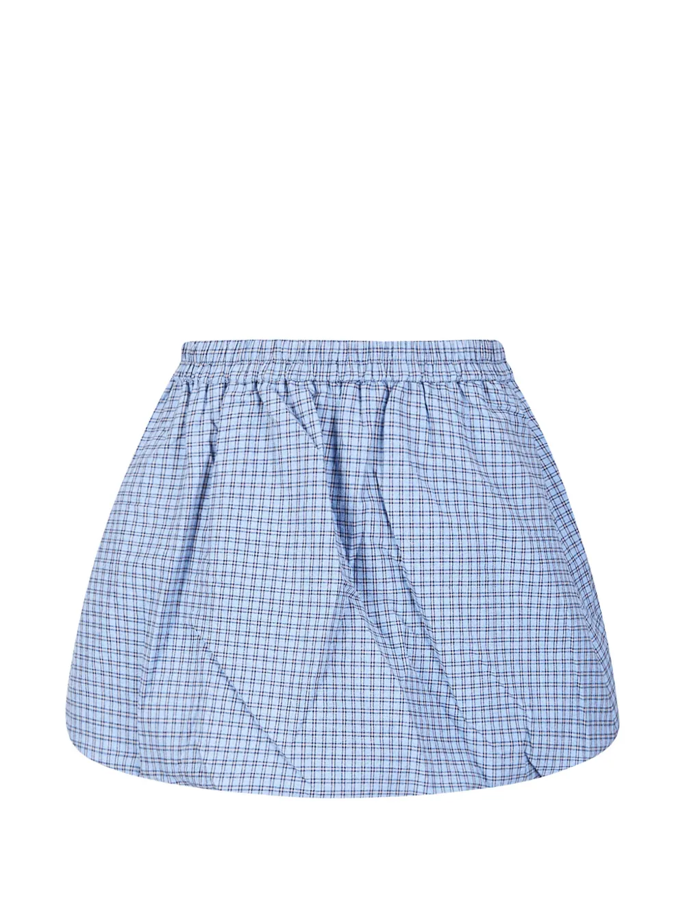 Baum Und Pferdgarten Sanda checked mini skirt - Blu
