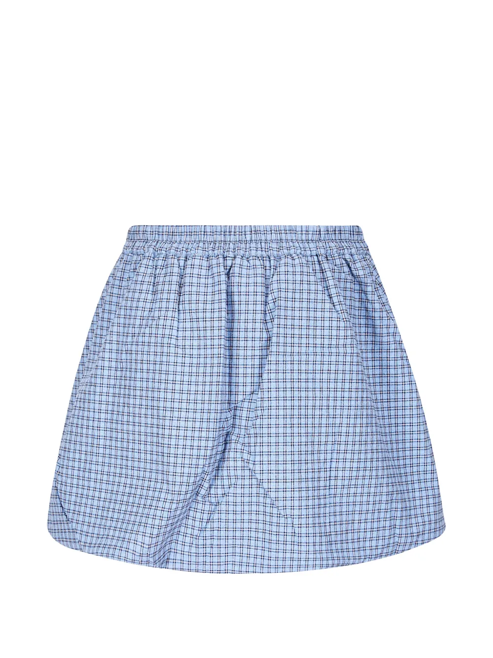 Baum Und Pferdgarten Sanda checked mini skirt - Blauw