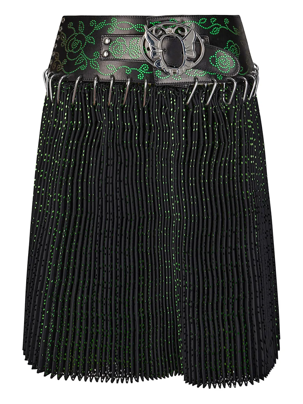 Chopova Lowena carabiner pleated skirt | Black | Image 1