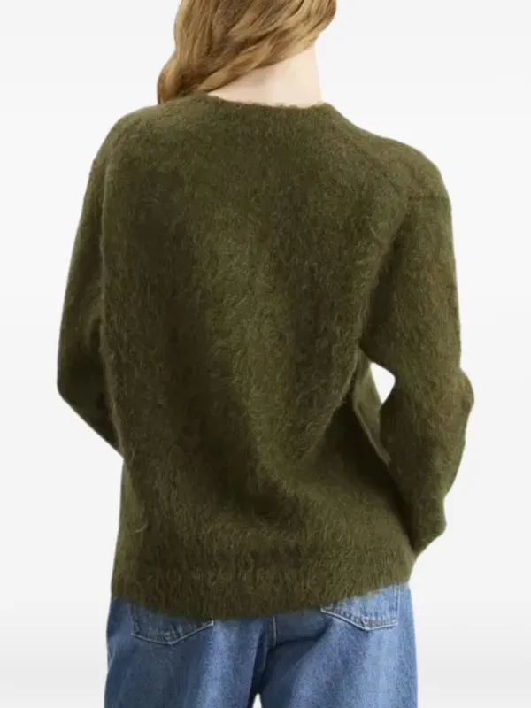 Auralee クルーネックセーター | グリーン | FARFETCH JP