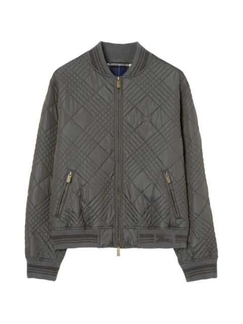 Burberry Rakewood Micro check stitch bomber jacket