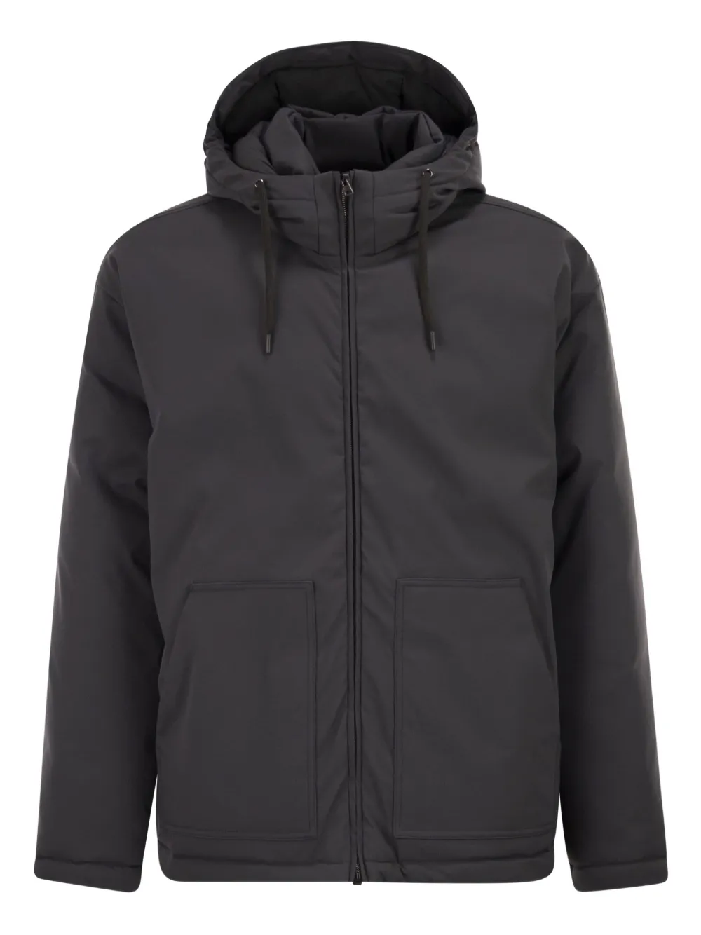 Herno zip-up hooded jacket | Grey | Image 1