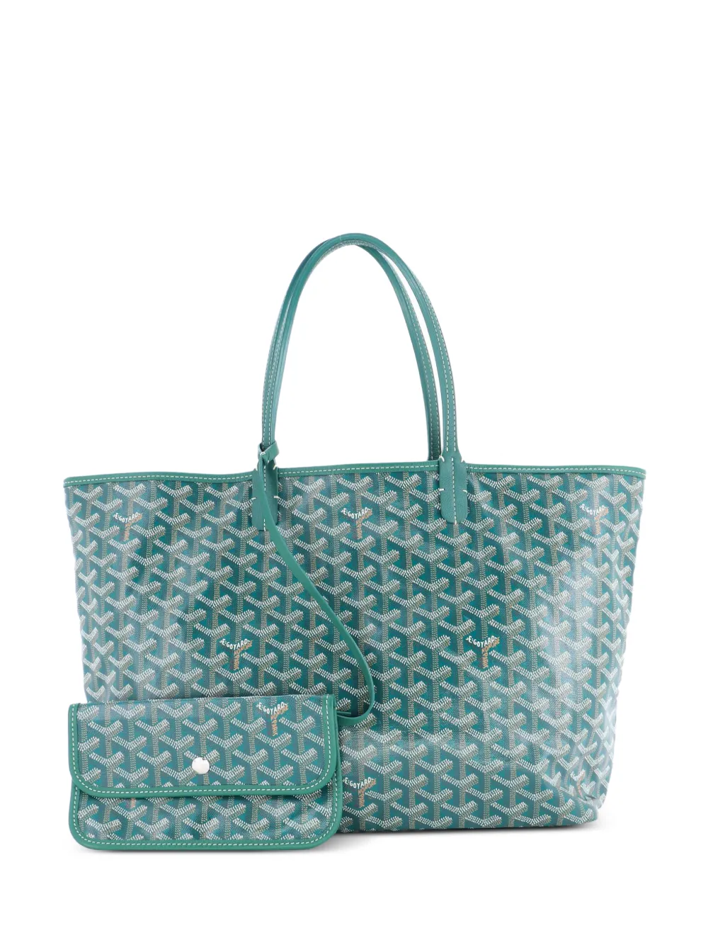 Goyard Pre-Owned Saint Louis Coated Canvas PM tote bag - Verde