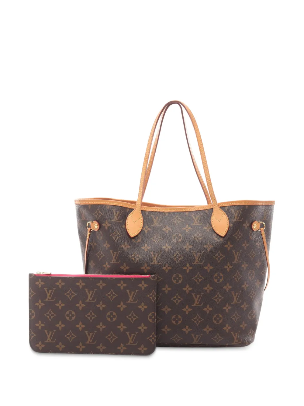 Louis Vuitton Pre-Owned Borsa tote Neverfull MM con monogramma 2019 - Marrone