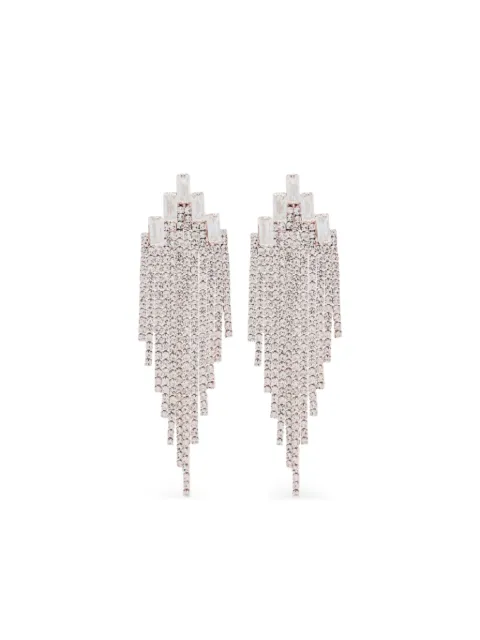 HZMER JEWELLERY aretes con detalles de strass
