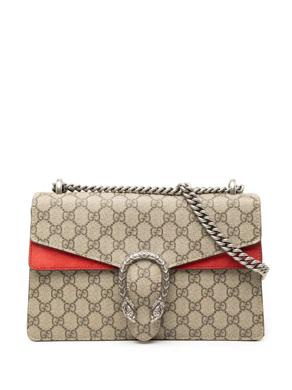Gucci Pre-Owned Borsa a spalla Dionysus media in tessuto GG Supreme 2016-2025 - Marrone