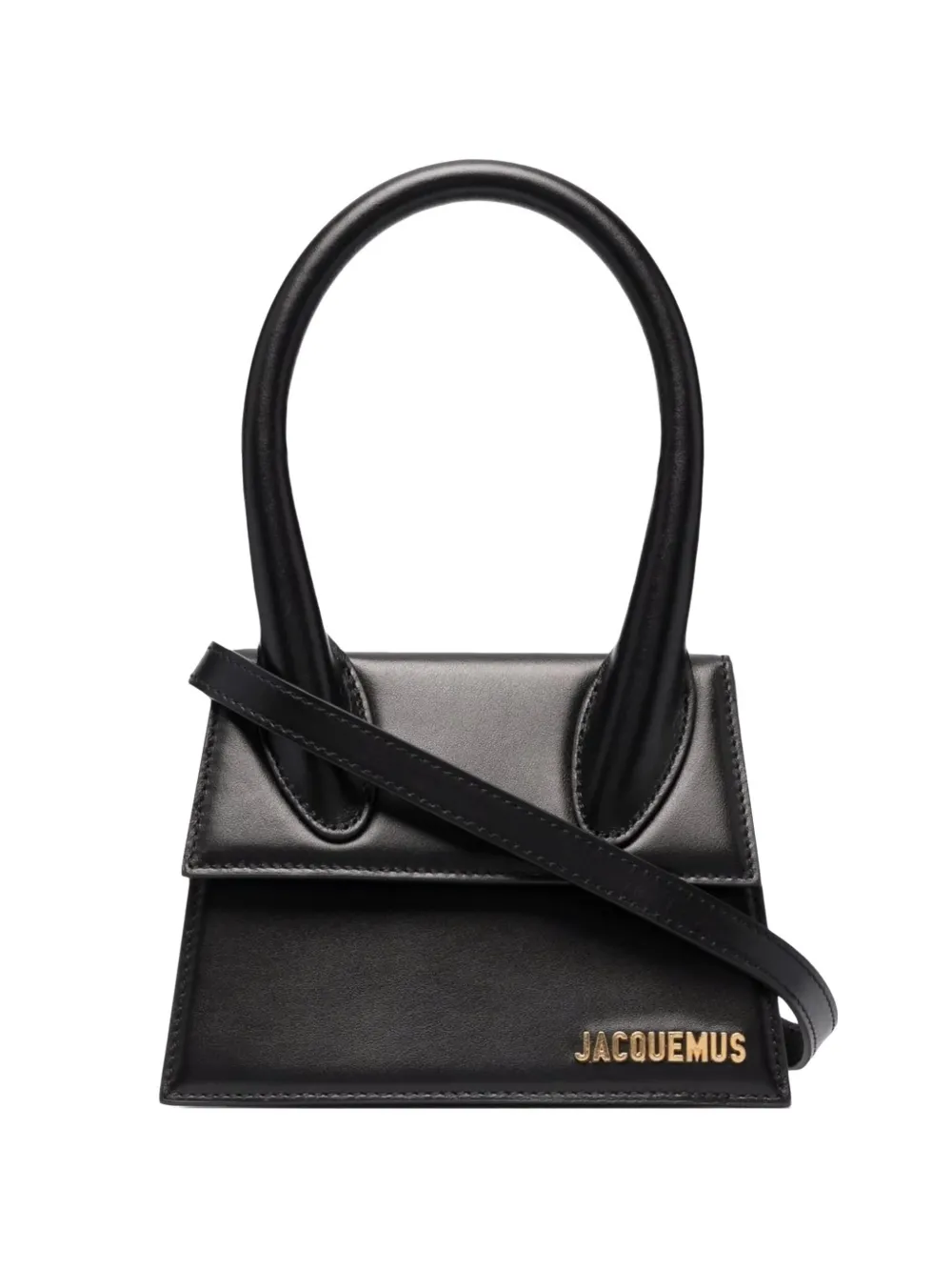 Jacquemus logo-plaque mini bag - Nero