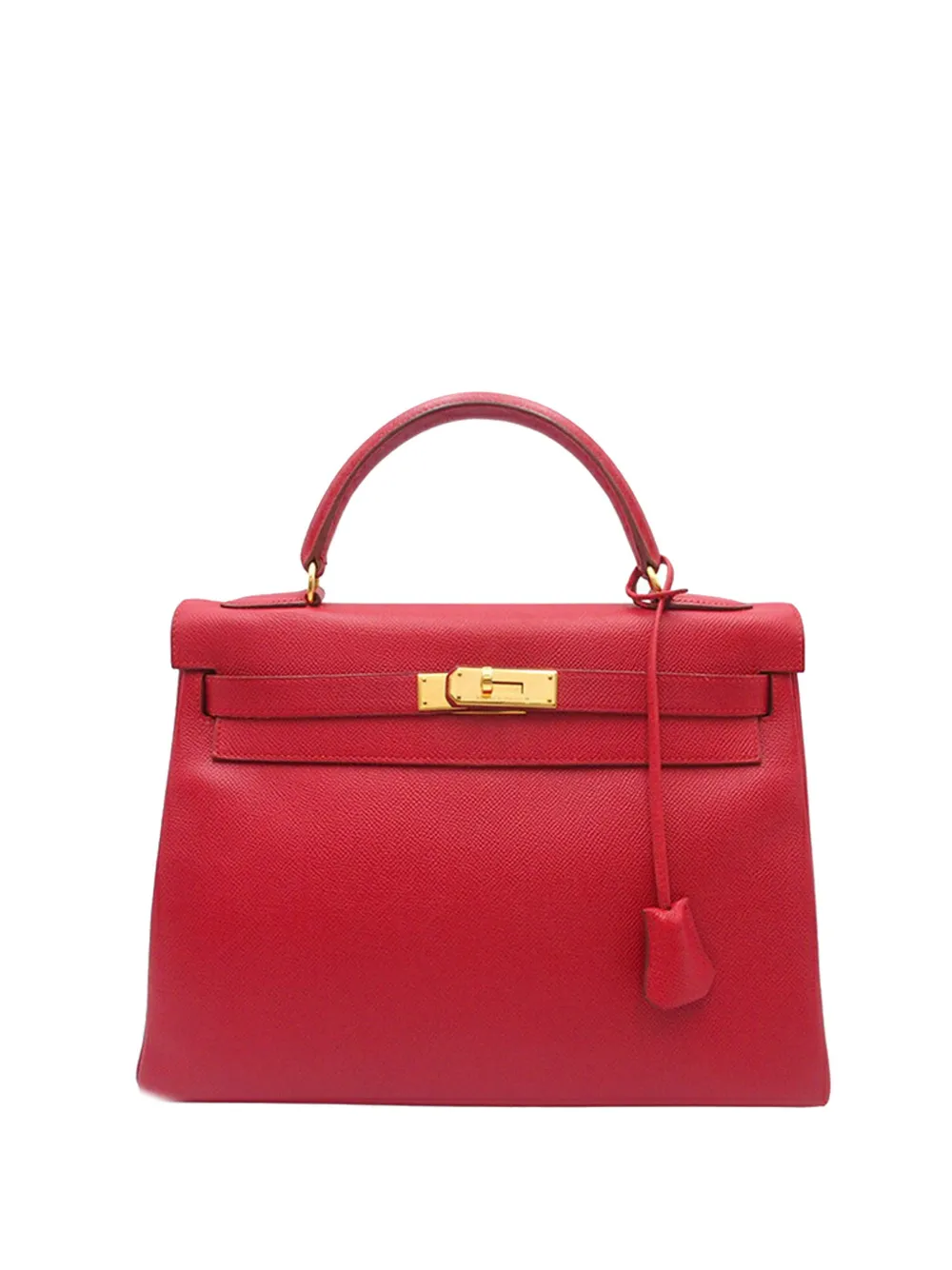 Hermès Pre-Owned 1995 Courchevel Kelly Retourne 32 satchel - Rosso