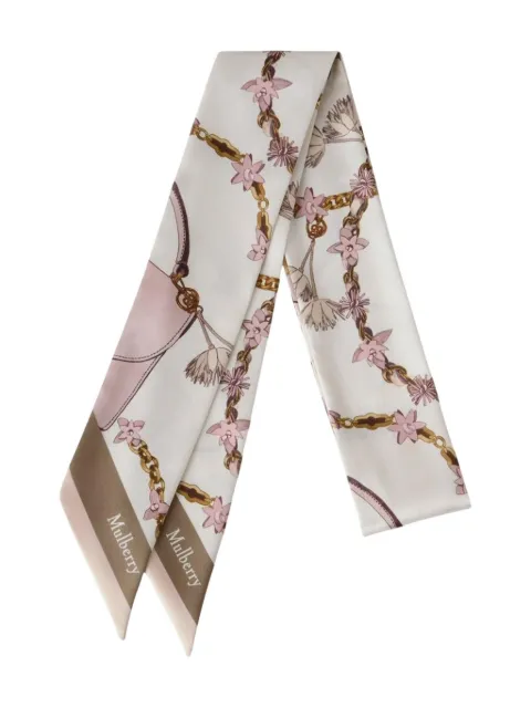 Mulberry Skinny floral scarf