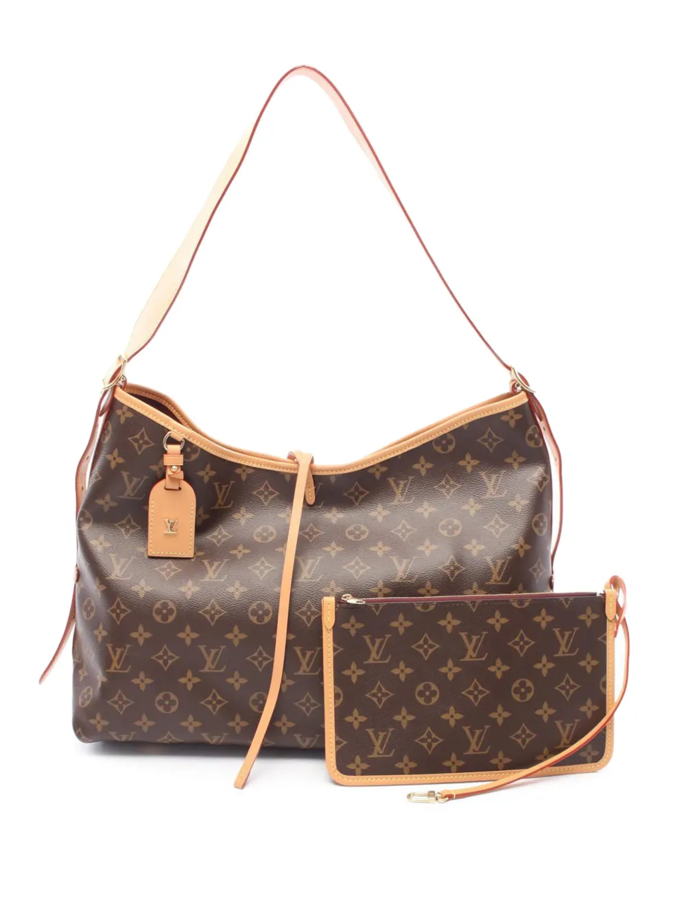 Louis Vuitton Pre-Owned 2021-2025 Monogram CarryAll MM crossbody bag - Marrone