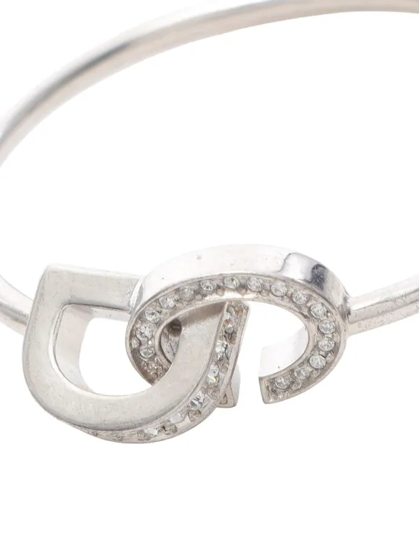 Christian Dior Pre-Owned 2020-2025 ステンレススチール＆クリスタル