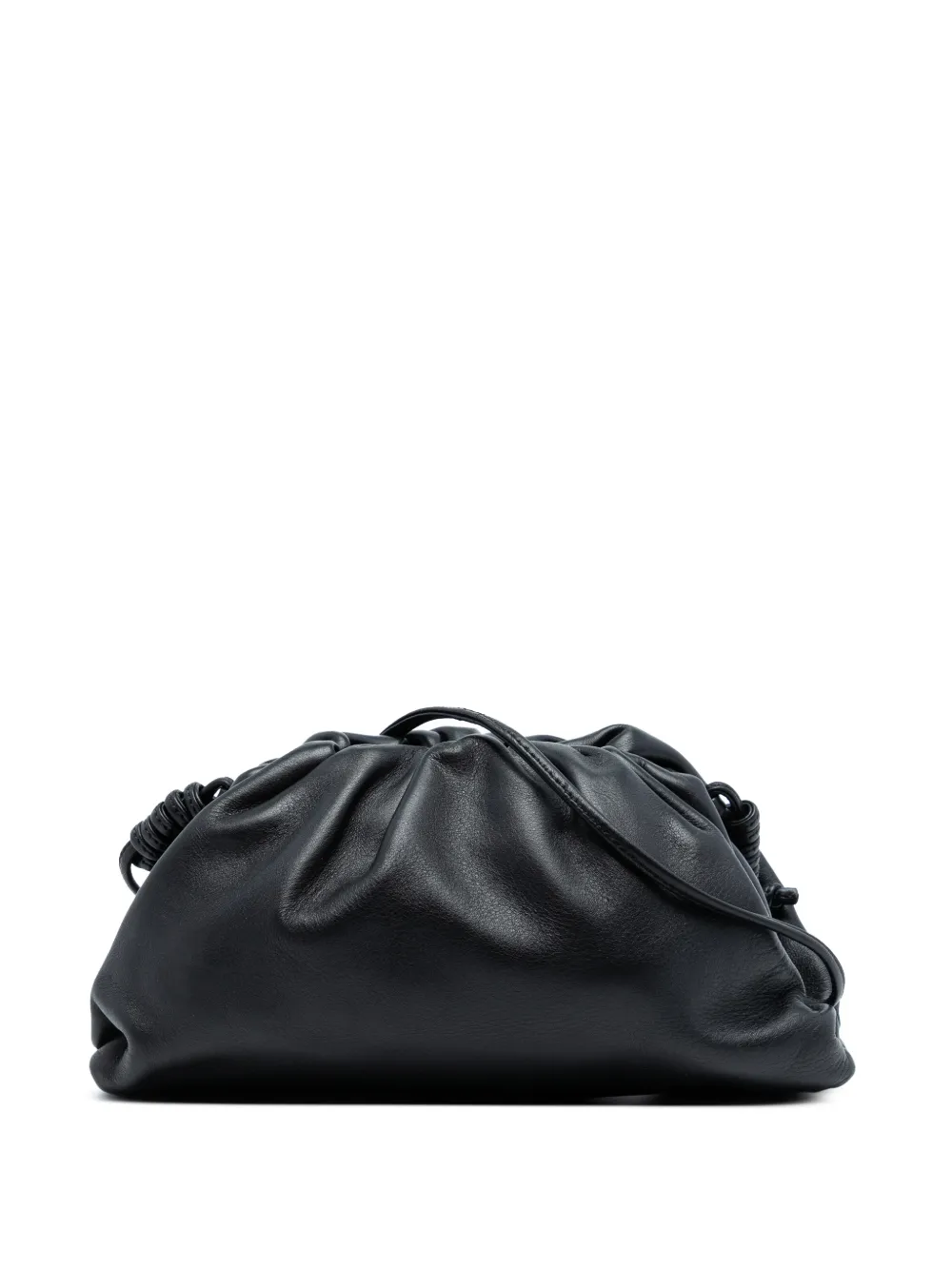 Bottega Veneta Pre-Owned Borsa a tracolla The Mini Pouch in pelle di agnello 2012-2025 - Nero