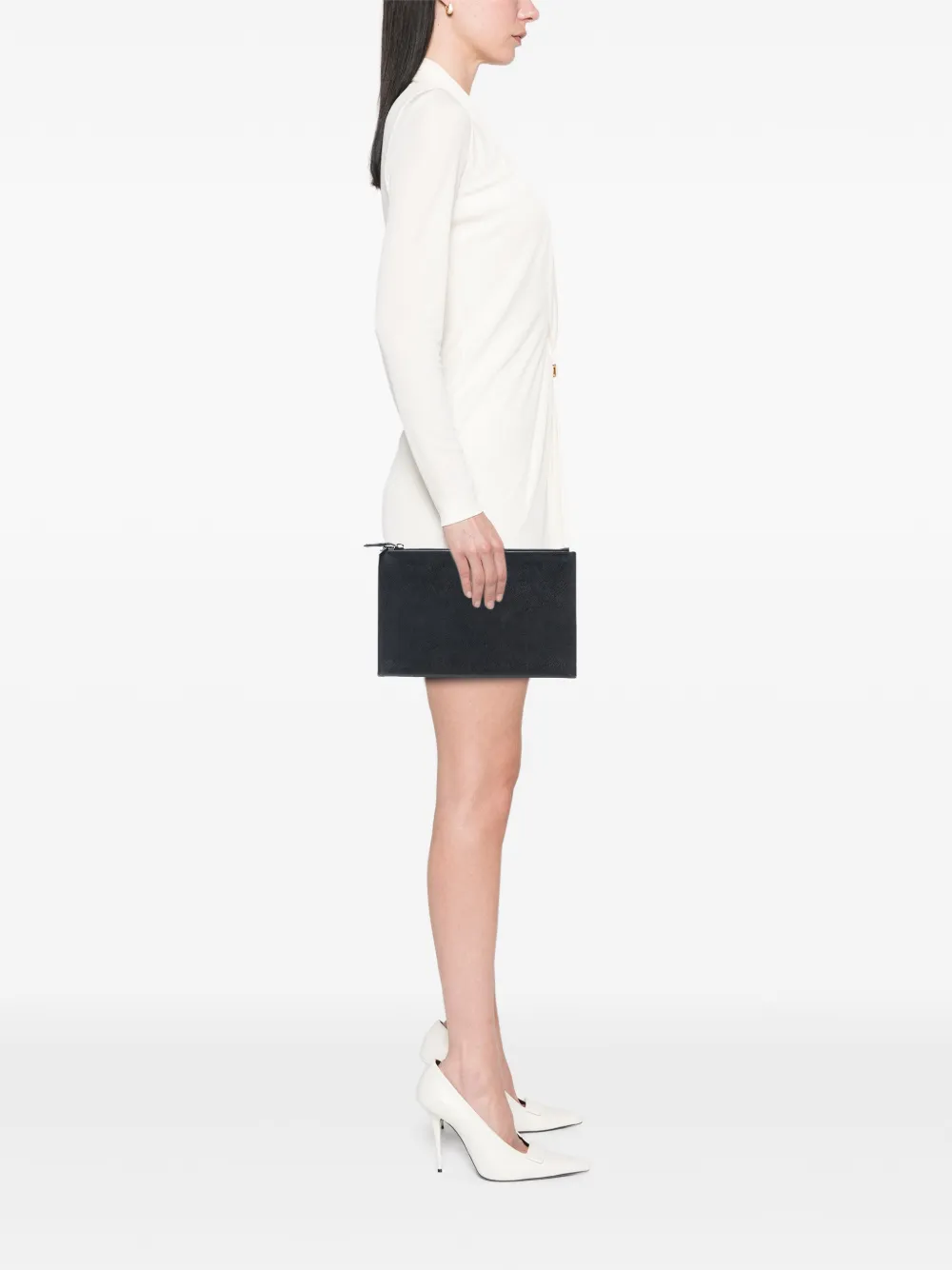 Prada Pre-Owned 2010-2025 Saffiano clutch bag | Pre-Owned | Image 2