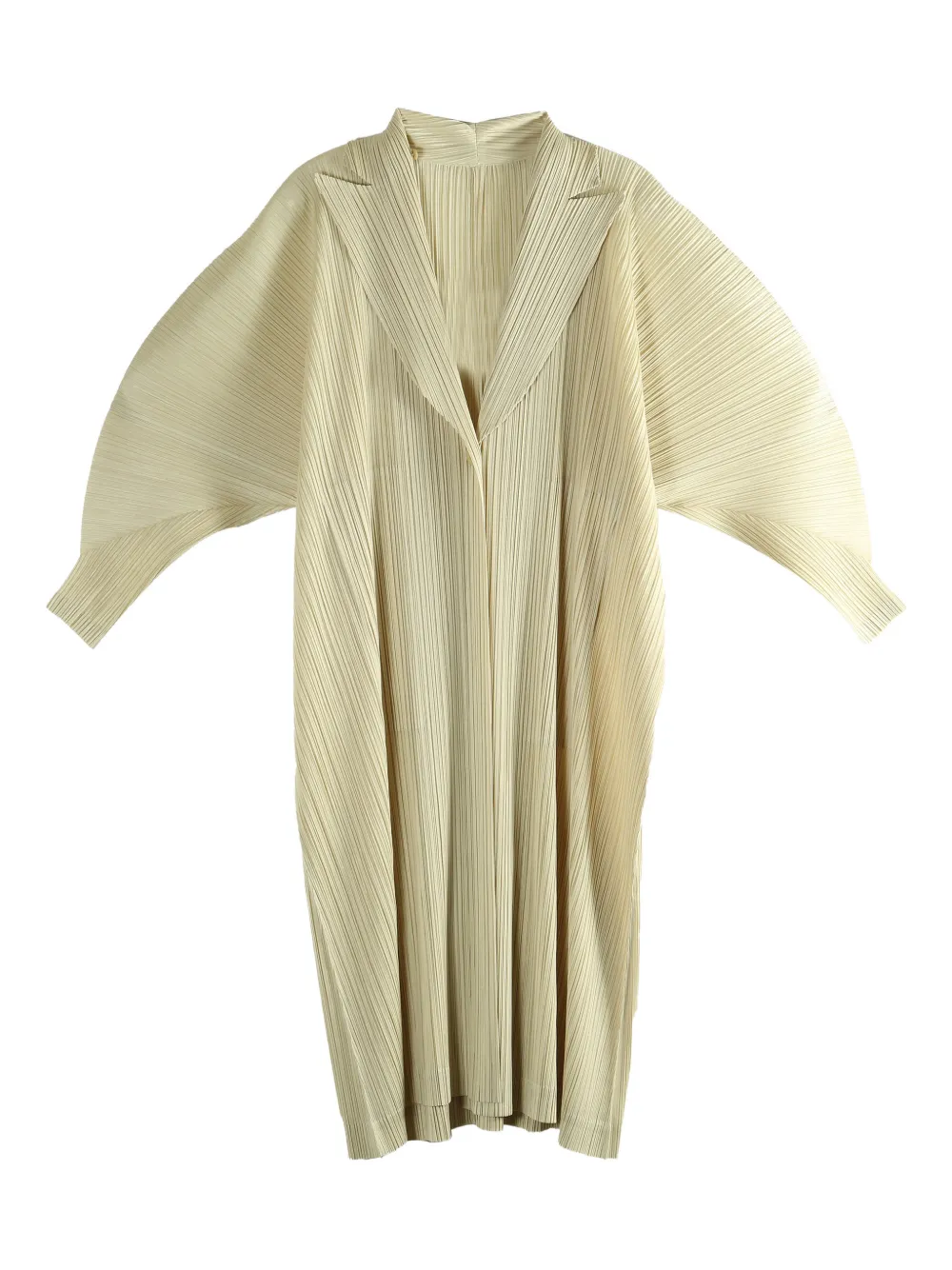 Pleats Please Issey Miyake Cappotto monopetto - Toni neutri