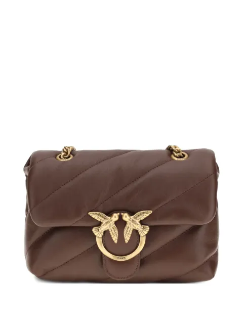 PINKO bolsa de hombro Love de piel capitonada