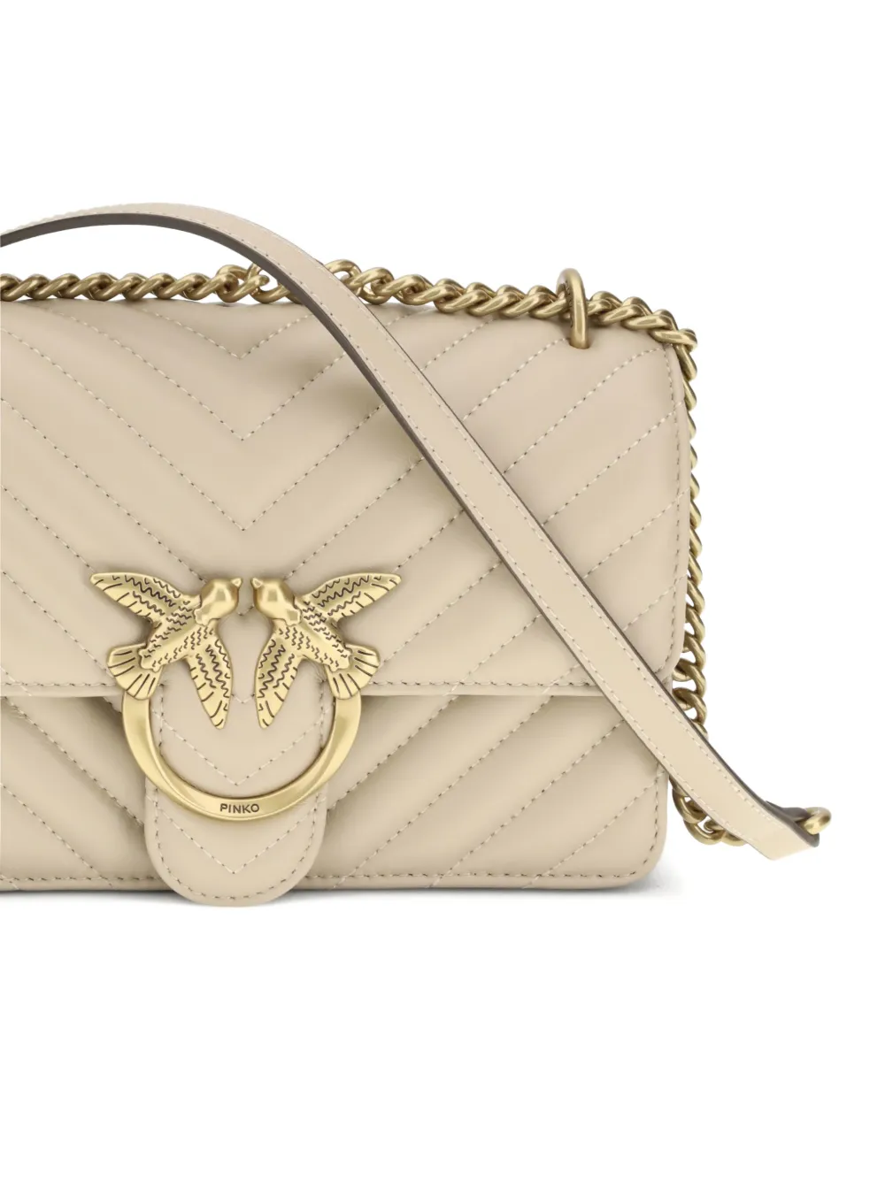Love Chevron Chain Shoulder Bag