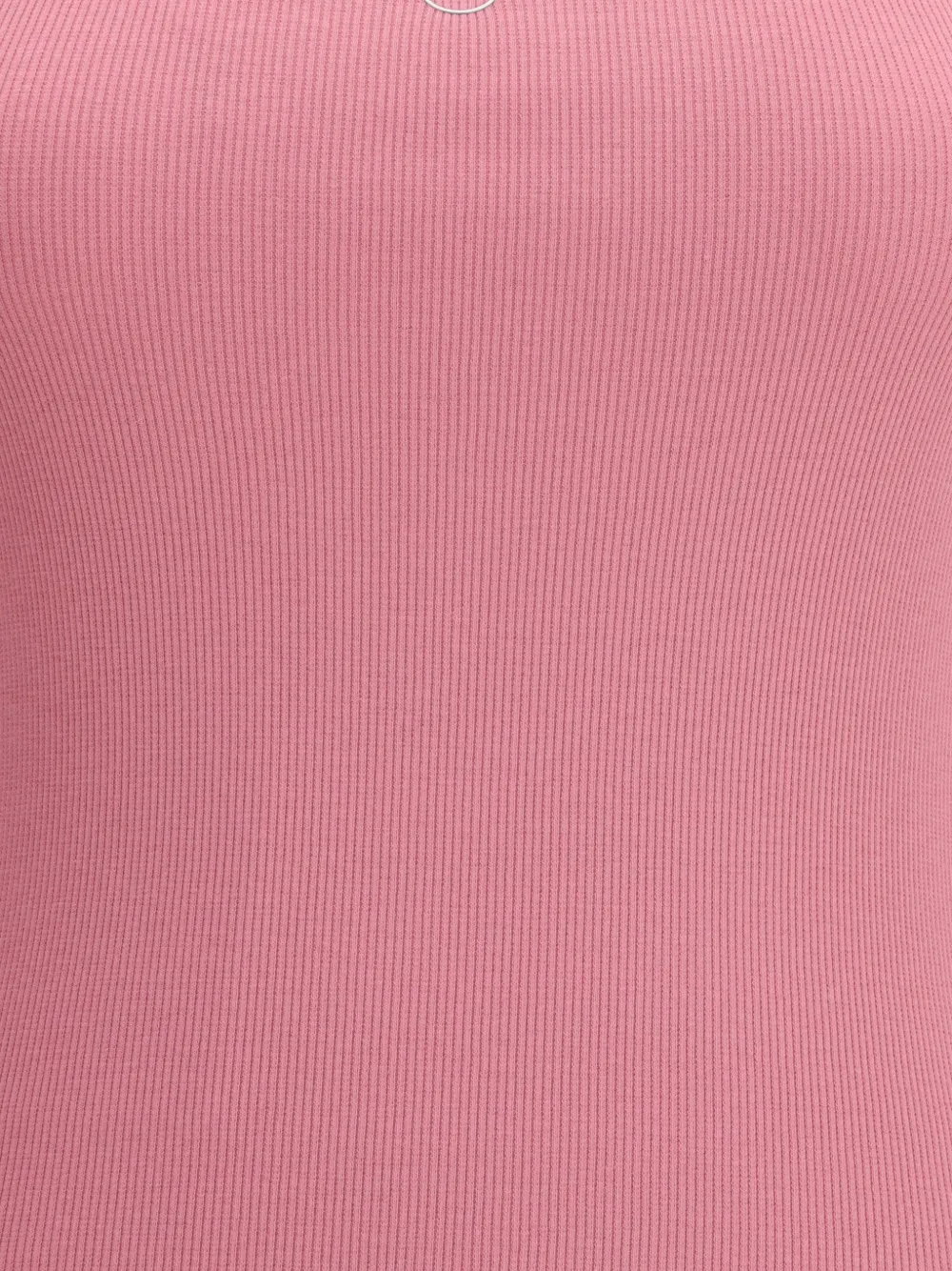 PINKO Geribbelde top Roze
