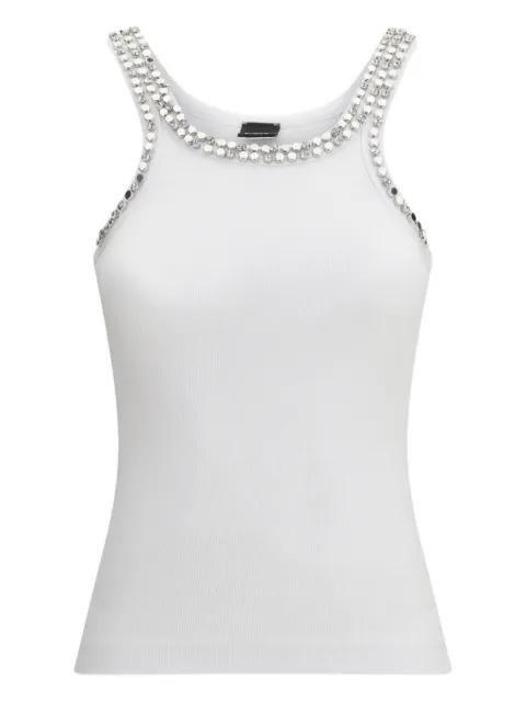 PINKO ribbet vest med nitter