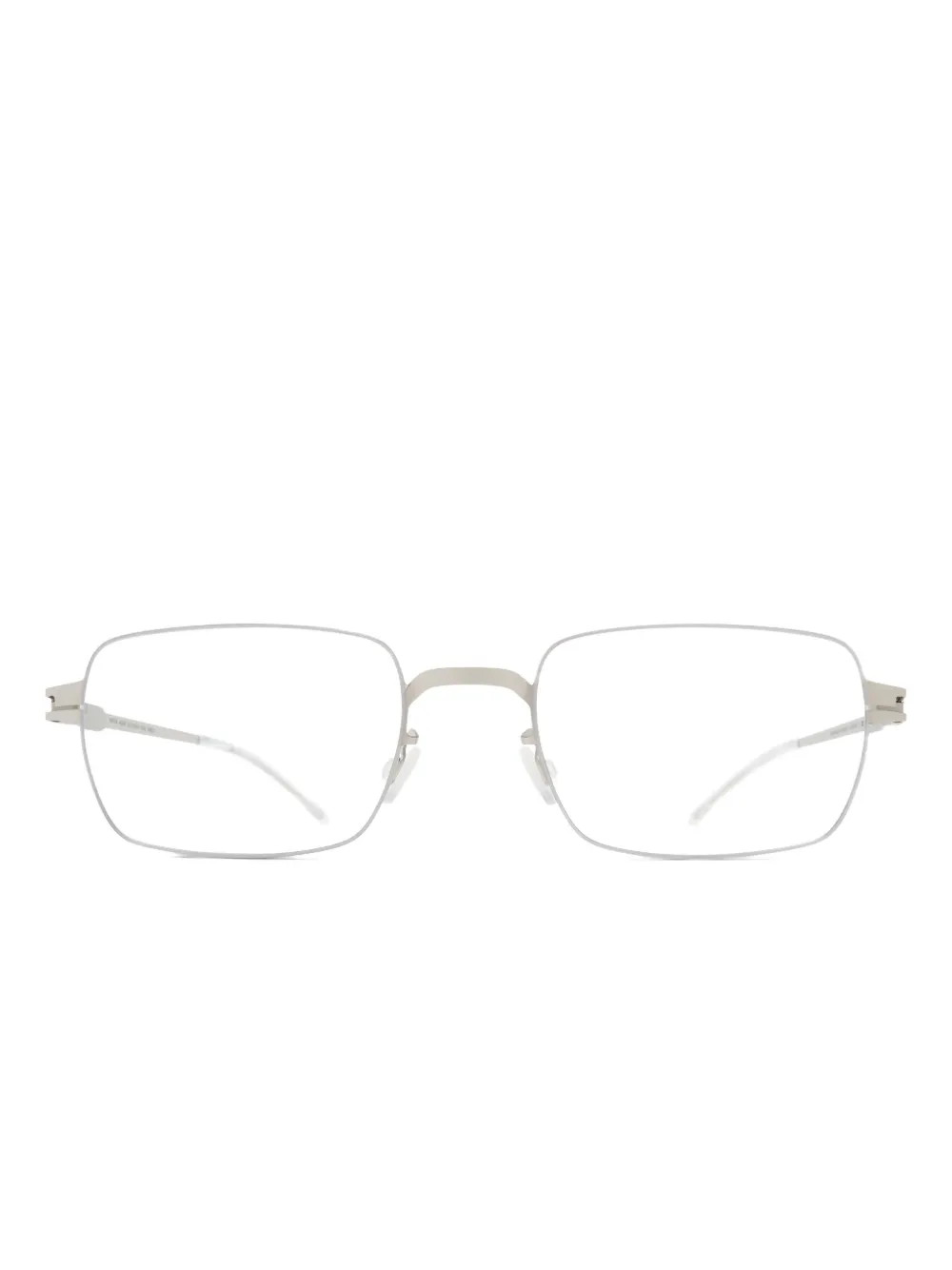 Mykita Asger rectangle-frame glasses - Argento