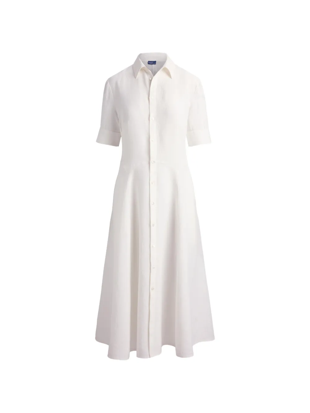 Polo Ralph Lauren Abito lungo con bottoni - Bianco