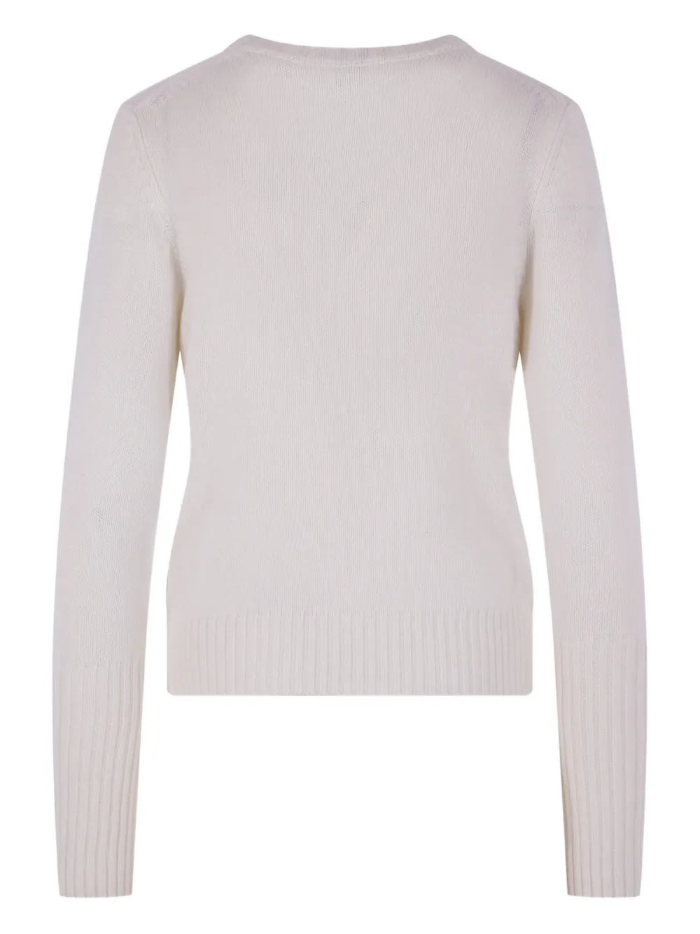 Allude Ribgebreide trui Beige