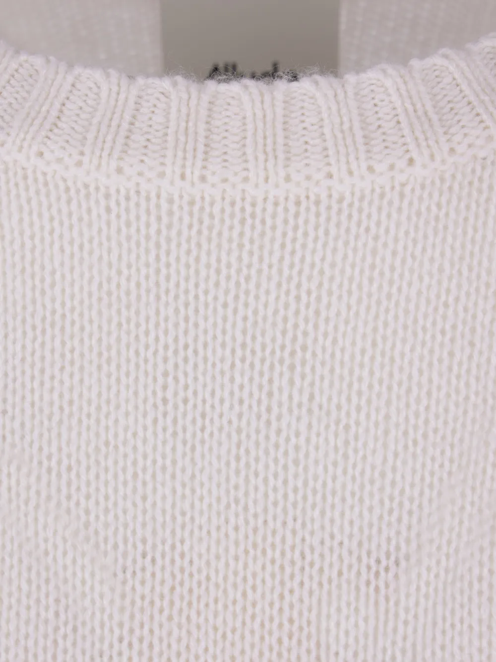 Allude Ribgebreide trui Beige