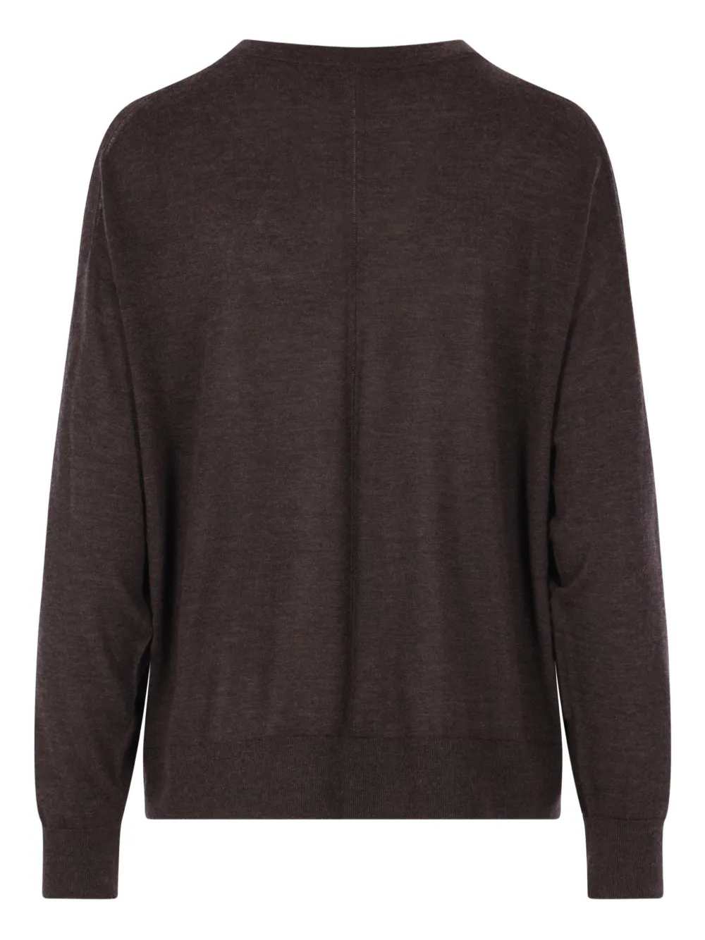  Arch4 V-neck Ribbed Sweater - Brown 