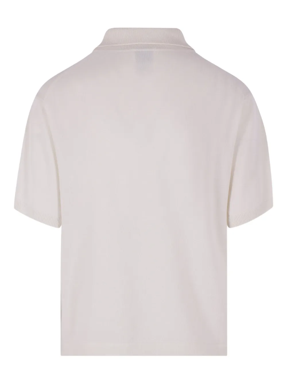 Allude three-button knitted polo shirt - Beige