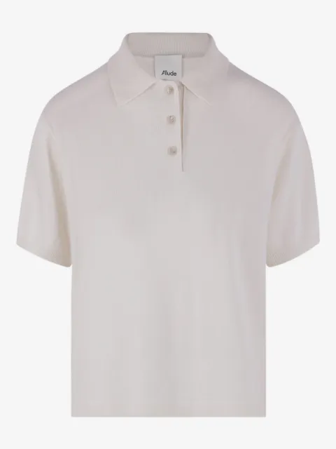 Allude playera tipo polo con tres botones