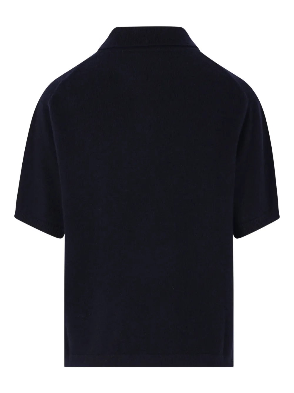 Allude three-button polo shirt - Zwart