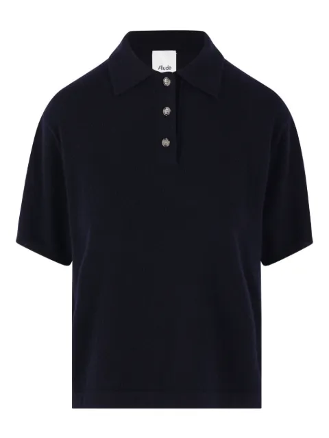 Allude three-button polo shirt