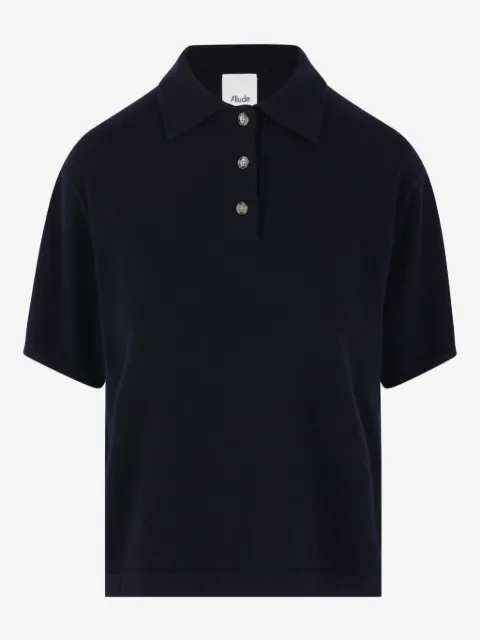 Allude playera tipo polo con tres botones