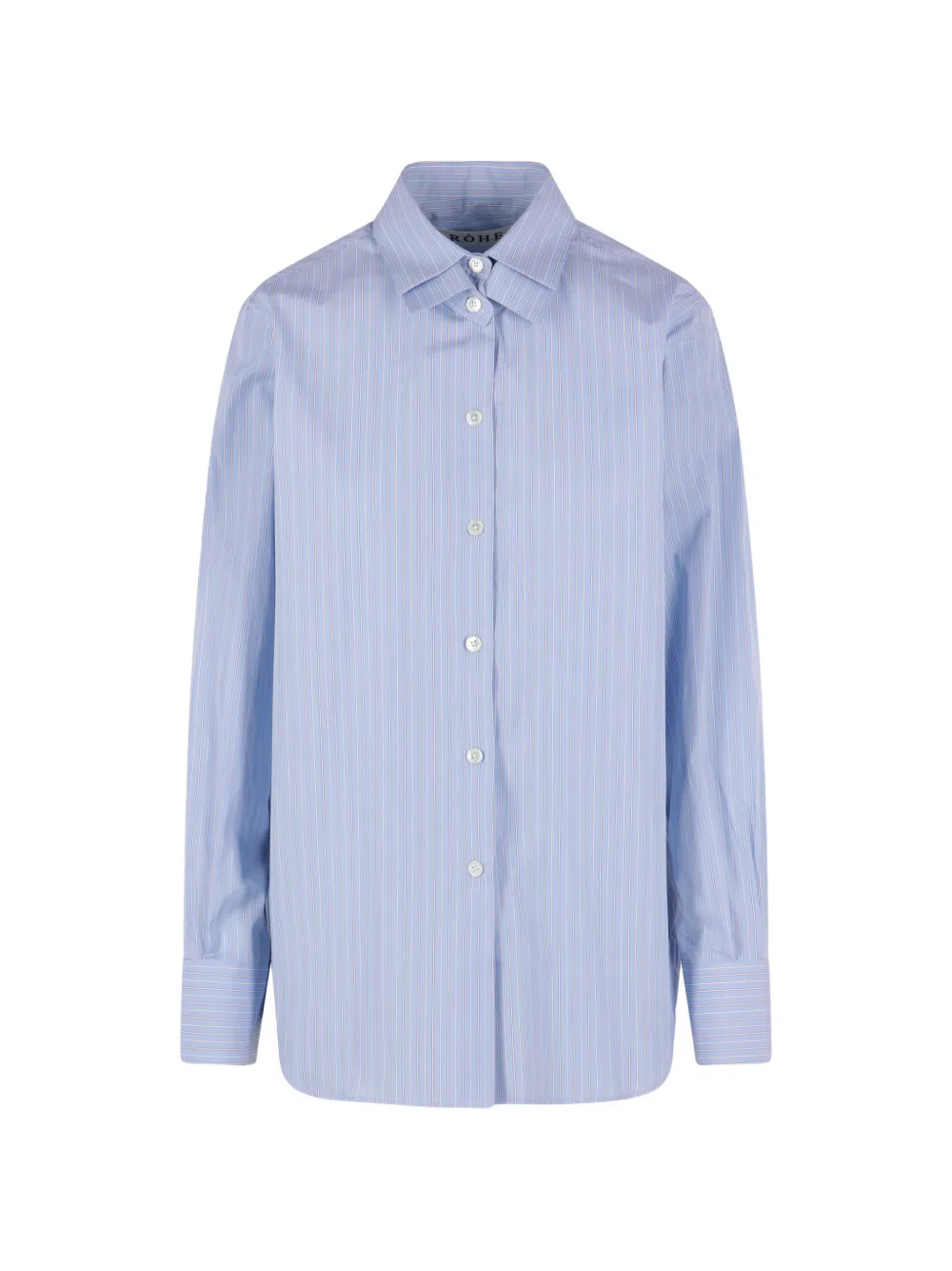 Róhe striped button-up shirt - Blu