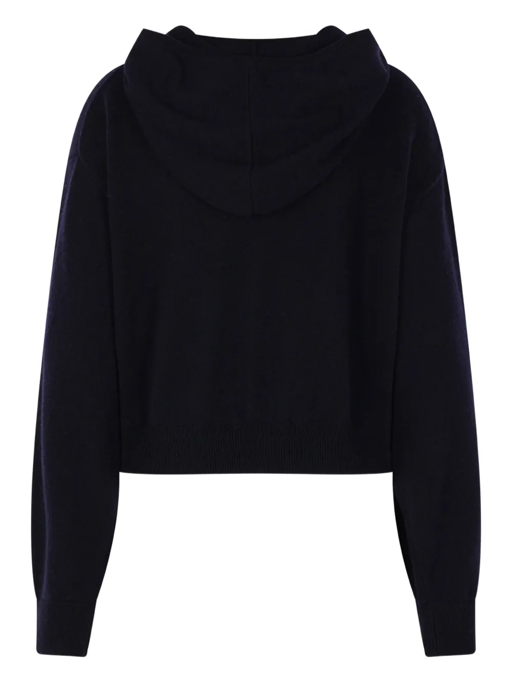 Allude zip-fastening hoodie - Zwart