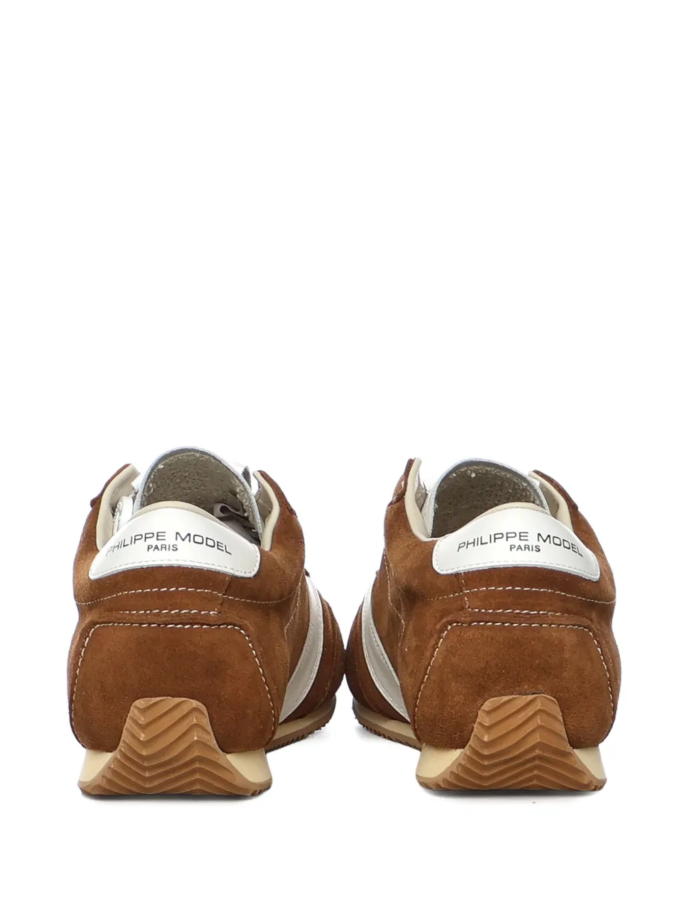 Philippe Model Paris suede-panelled sneakers Bruin