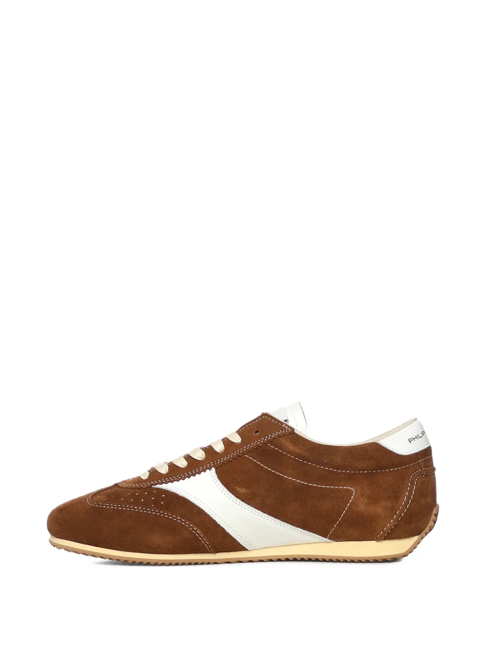 Philippe Model Paris suede-panelled sneakers Bruin