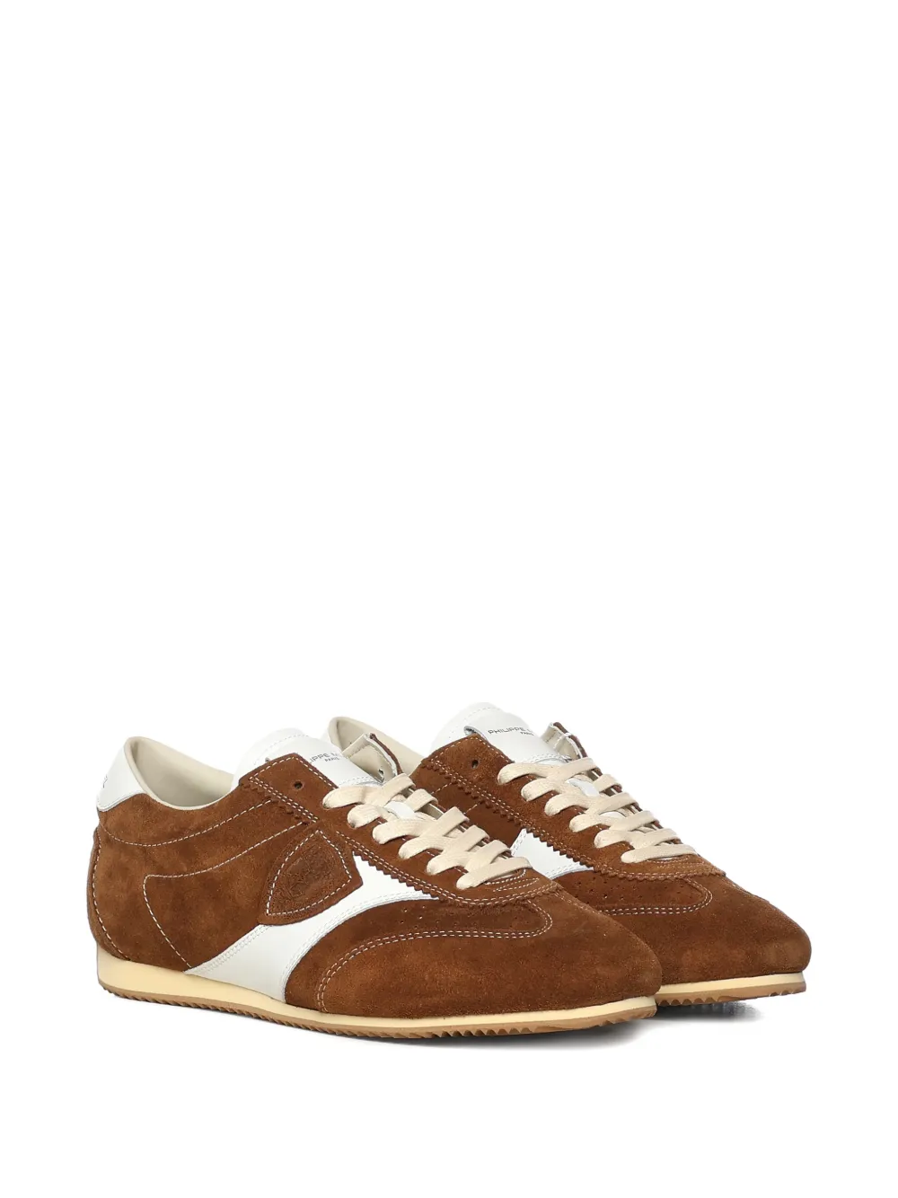 Philippe Model Paris suede-panelled sneakers Bruin