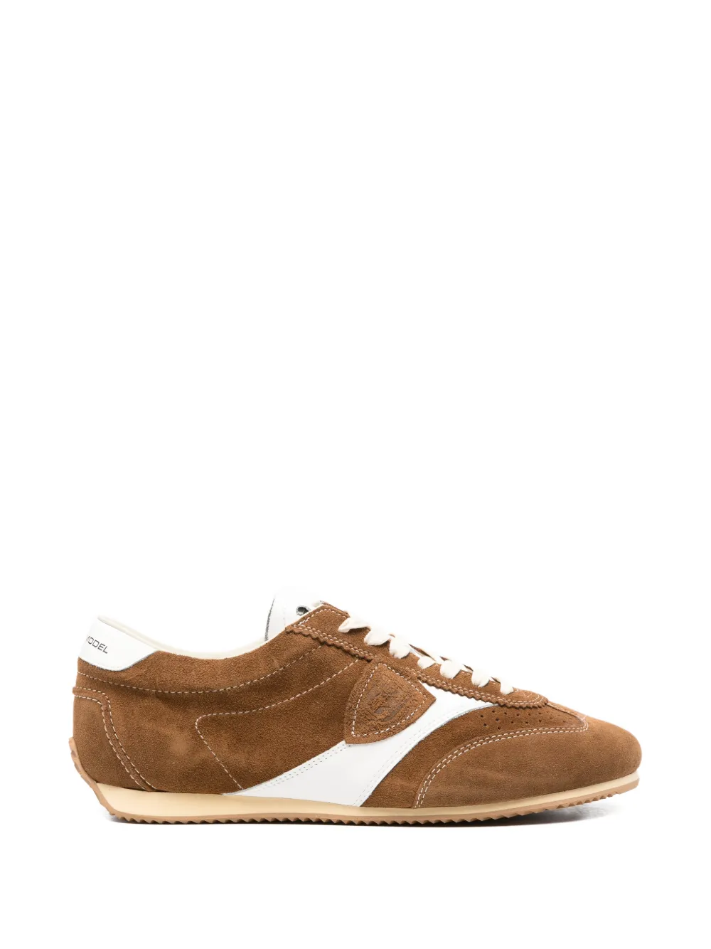 Philippe Model Paris suede-panelled sneakers - Marrone