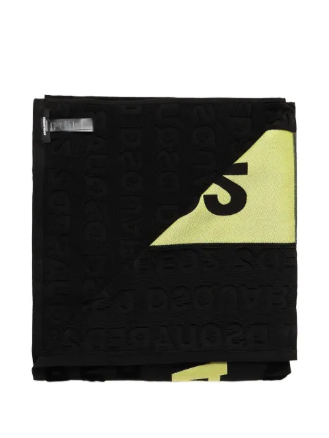 DSQUARED2 logo-jacquard beach towel