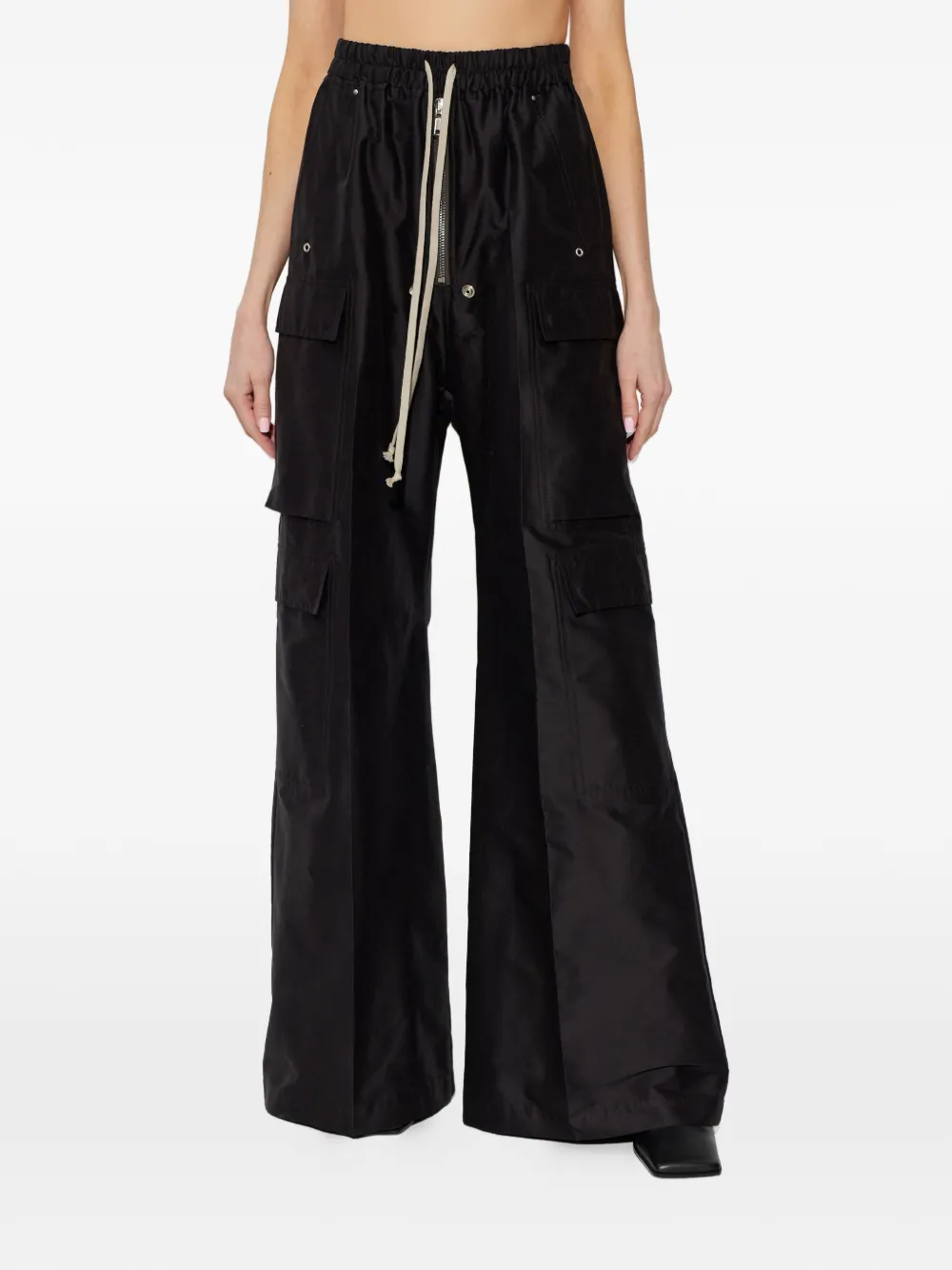  Rick Owens Drawstring Pocket Trousers - Black 
