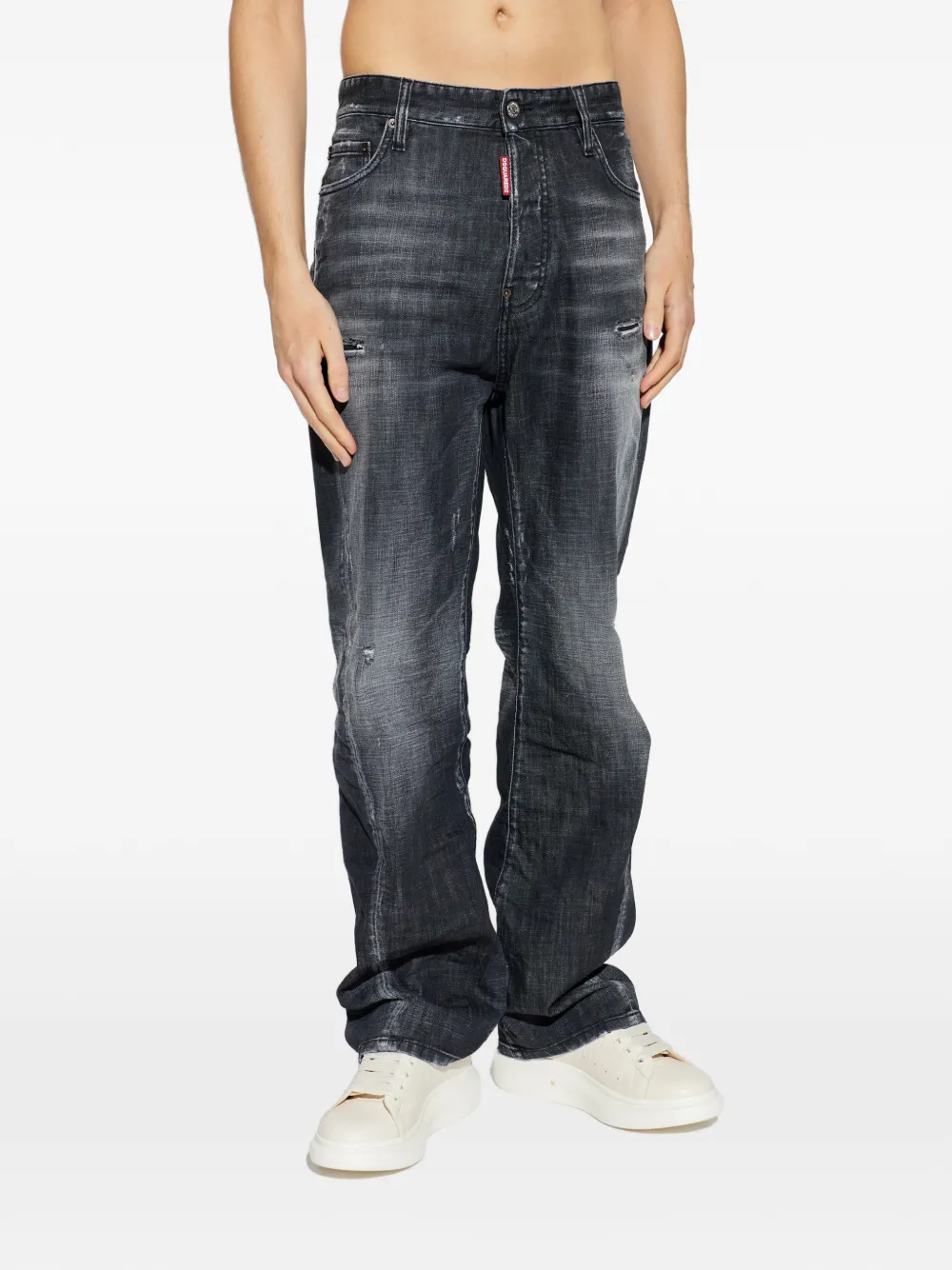 DSQUARED2 Ruimvallende jeans Grijs