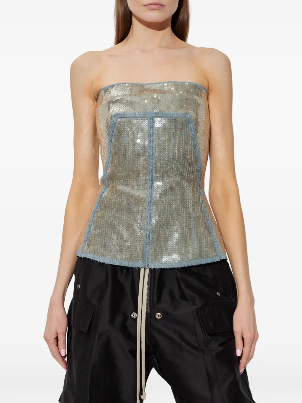 Rick Owens sequin panelled top | Blouses | Image 2