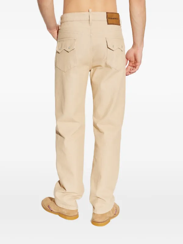 DSQUARED2 ジップアップ パンツ | ニュートラル | FARFETCH JP