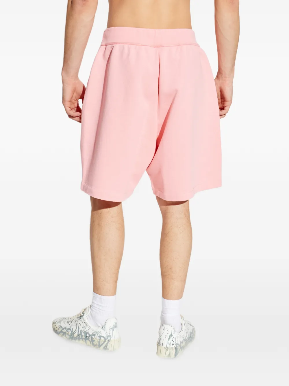 DSQUARED2 Shorts met trekkoord en logodetail Roze