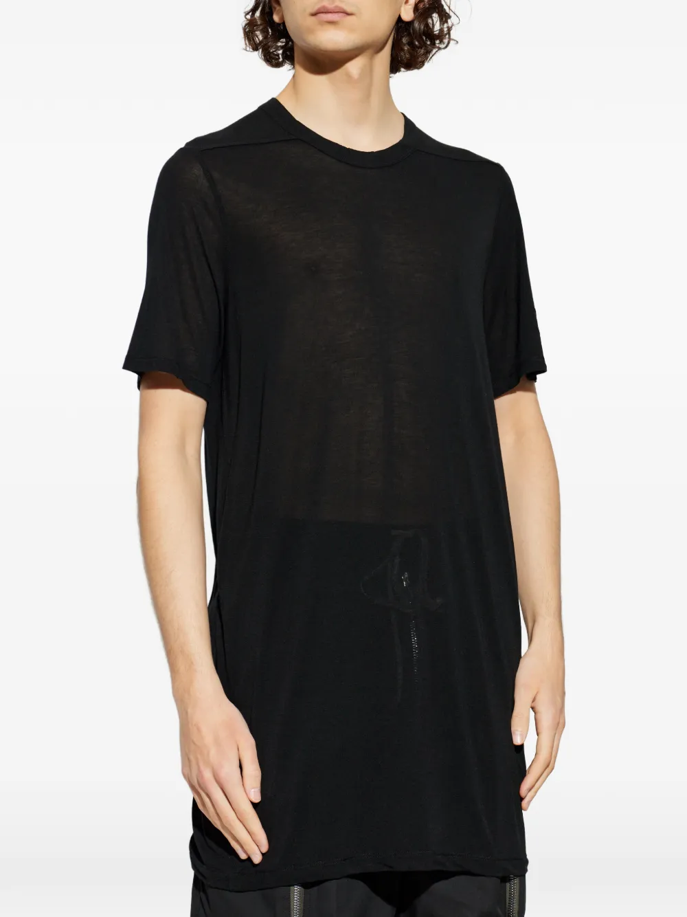 Rick Owens T-shirt met ronde hals Zwart