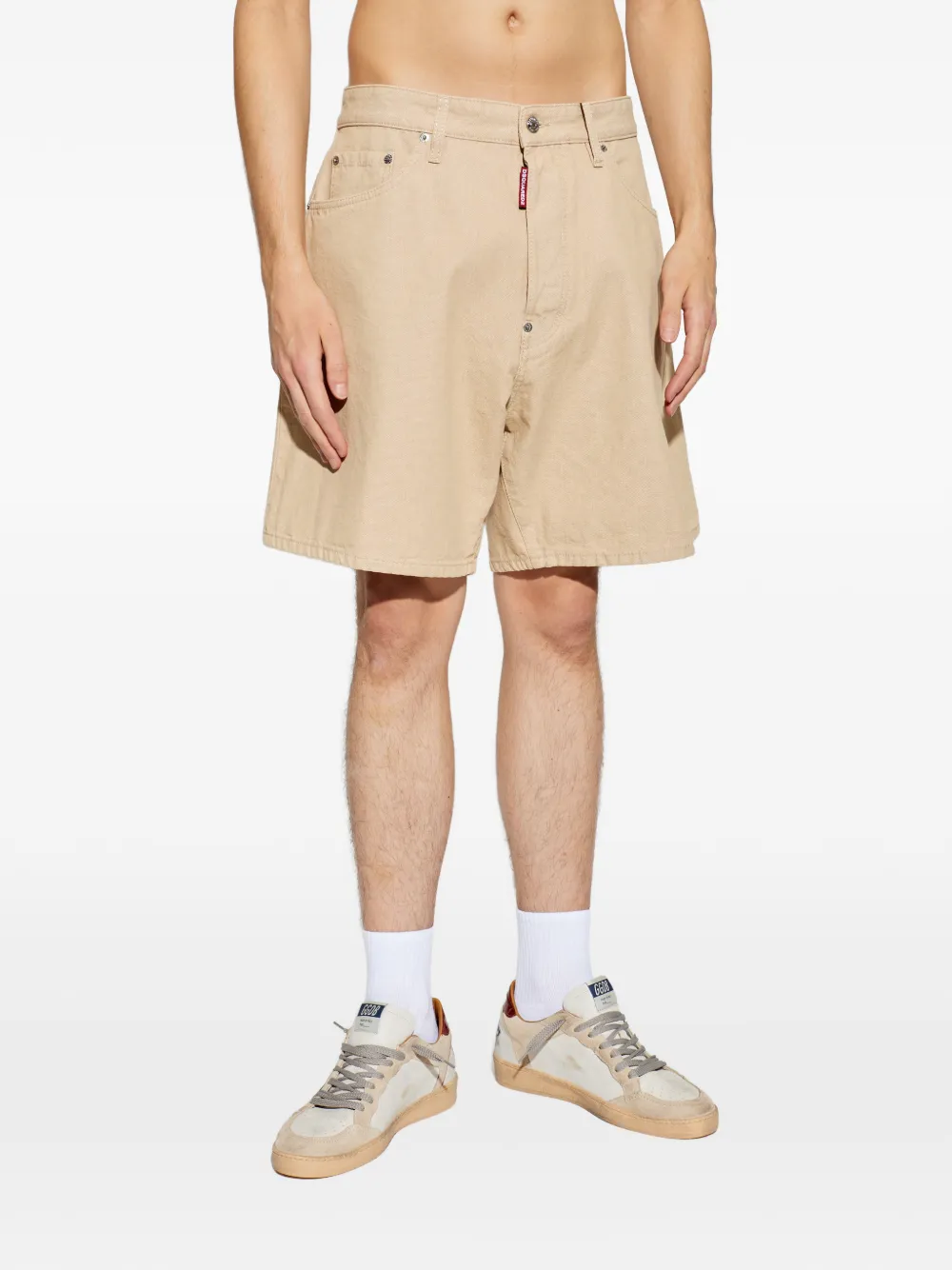  Dsquared2 Boxer Denim Shorts - Neutrals 