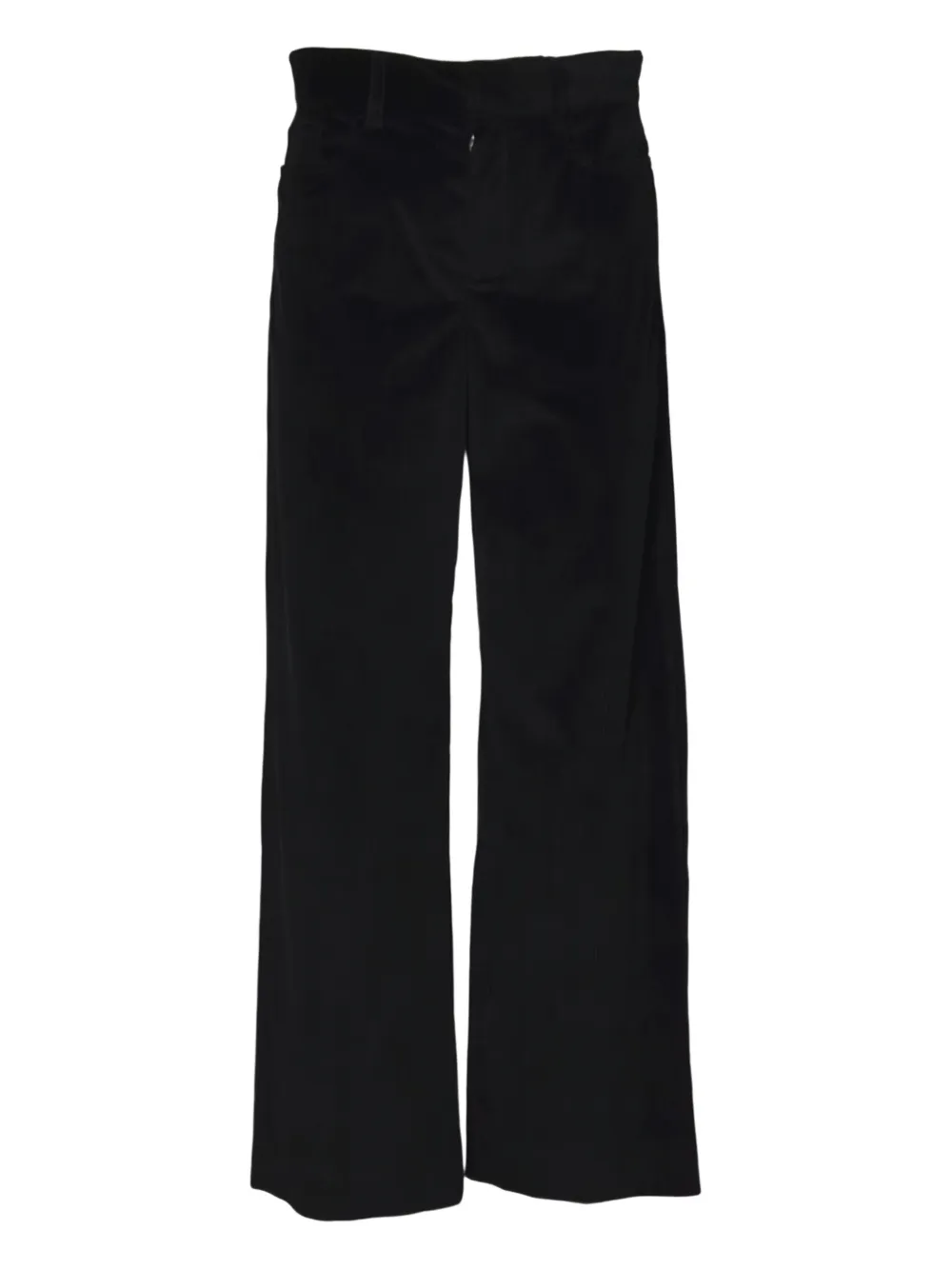 'S Max Mara corduroy-effect trousers - Nero